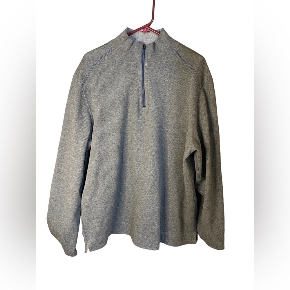 TOMMY Bahama 3/4 zip up Gray